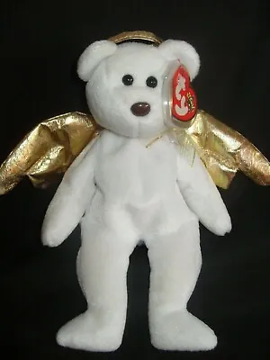 £9.99 • Buy Ty Beanie Baby Halo Ii - Angel Bear - Mint - Retired