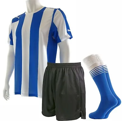 £299 • Buy Puma Football Team Kits Men's Blue & White Stripes #1 (XS To XXL) X 15 Sets