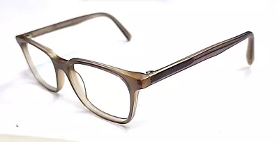 Warby Parker Barnet 192 LARGE Brown Square Eyeglasses Frame 51-18 142 • $13.49