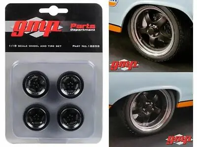 Gmp 18898 Wheels And Tire Set 5 Spoke Street Fighter Gulf Fairlane Diecast 1:18 • $16.95
