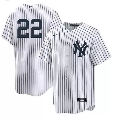 Juan Soto #22 New York Yankees Men’s Pinstripe Stitched Jersey L-XL • $59.99