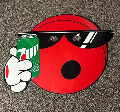 RARE 7 Up = Vintage Halloween Ad Pop The Uncola Mask MINT • £85.62