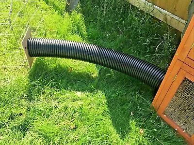 £18.99 • Buy Rabbit Guinea Pig Play Tunnel Pipe Flexible 6  Connector Plastic Hutch Run Food]