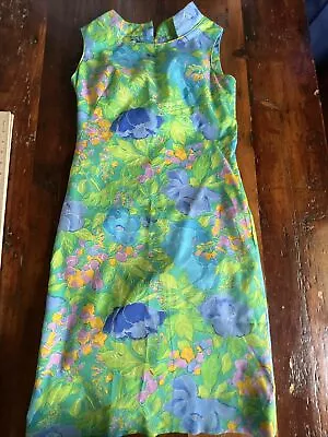 Tori Richard Honolulu Dress Size 6 Women’s Vintage Floral Print Sleeveless USA • $75