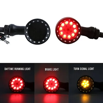 For Harley Sportster 1200 883 Motorcycle LED Blinker Brake Turn Signal Lights • $22.29