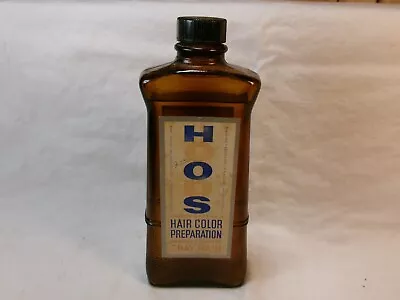 Vintage Hoods Hair Color Preparation ~ Barber Shop Bottle • $7.99