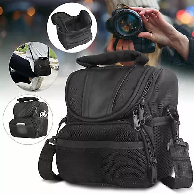 Camera Protective Bag Shoulder Pouch Zipper Case For Nikon Canon Sony Rebel DSLR • $13.29