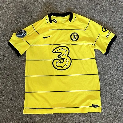 Chelsea FC 2021/22 Away Jersey With UCL Badge + Cup Print #9 Lukaku • $95