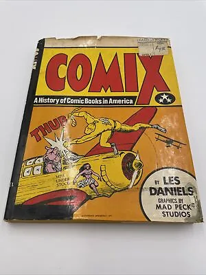 Comix : A History Of Comic Books In America By Les Daniels (Hardcover) 1971 • $13.99