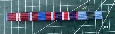 £5 • Buy MEDAL RIBBON BAR - 4 SPACE FULL SIZE - PINNED Or STUDDED Or SEWN