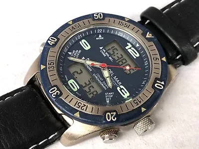 Del Mar *** Military Diver Style By Citizen Miyota T241 Ana Digi • $80