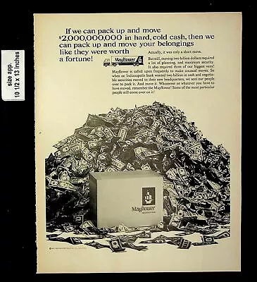 1970 Mayflower Moving Company Vintage Print Ad 19696 • $4.98