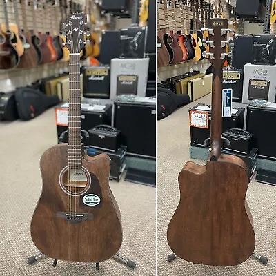 Ibanez Artwood AW54CEOPN Acoustic/Electric Guitar Solid Top W/ Cutaway • $329.99