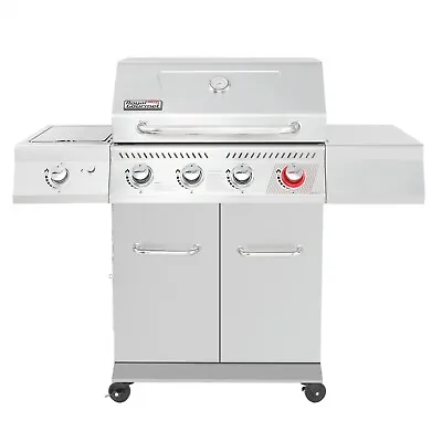Royal Gourmet Stainless Steel Propane Gas Grill 4-Burner Outdoor BBQ Cooker • $359.99