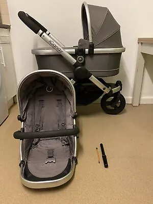 ICandy Peach Jogger All Terrain - Glacier - Pram And Pushchair • £289.99