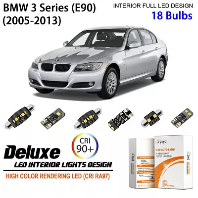 LED Interior Light Kit License Plate Light Bulbs For BMW E90 3 Series 2005-2013 • $27.45