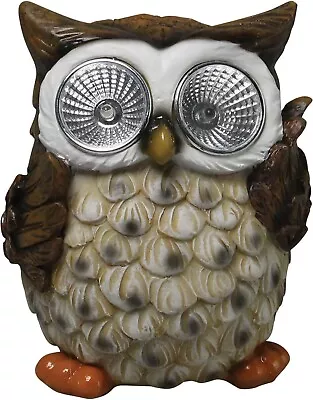 Owl LED Solar Light Animal Garden Luxform Lighting With Dusk/Dawn Sensor • £7.99