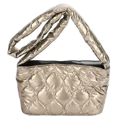 £9.09 • Buy Autumn Winter Cotton-Padded Bag Casual Female Tote Portable Solid Color For Work
