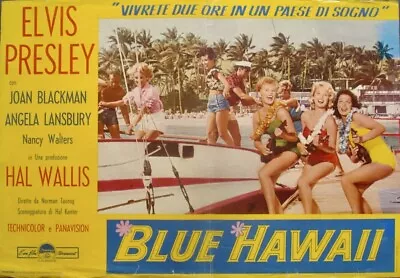 BLUE HAWAII ELVIS PRESLEY Italian Fotobusta Movie Poster 4 1961 • $200