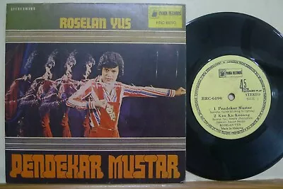 1975 Malay Panda Records【Roselan Yus】Pendekar Mustar 7  EP • $19.99