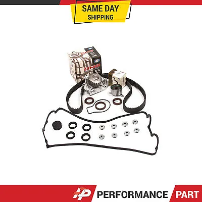 96-00 Honda Civic Si Del Sol B16A2 Timing Belt Valve Cover Kit GMB Water Pump • $56.99