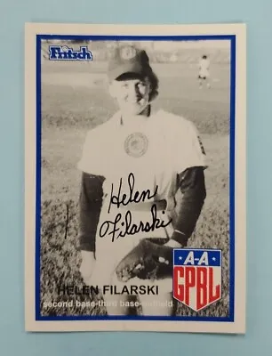 1995/96 Fritsch AAGPBL Helen Filarski Signed Auto #62 Card • $29.99