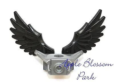 NEW Lego Chima Minifig BLACK WINGS W/Silver Minifigure Shoulder Pads -Bird/Angel • $10.20