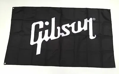 Gibson Banner Flag - Guitar Explorer Les Paul Acoustic Vintage Electric Man Cave • $39.90