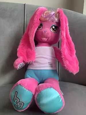 £3 • Buy Build-a-bear Honey Girls Rabbit Risa Pink With Vest, 49cm