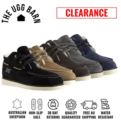 CLEARANCE | UGG Ankle Moccasin Lace Up Boat Style Boot | Water Resistant Unisex • $59