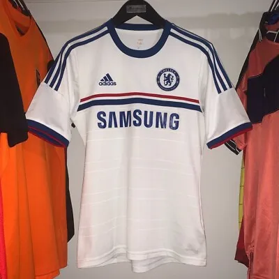 Mens Chelsea 2013/14 Adidas Away Football Shirt Small Z27645 • £21.99
