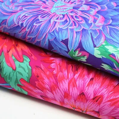 Kaffe Fassett Japanese Chrysanthemum Cotton Craft Quilting Clothes Fabric • £10.50