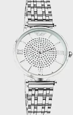 £2.99 • Buy Ladies EXEC Bling Quartz Watch RRP £30 New In Packet. Great Present. 