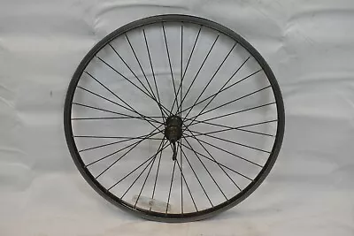 Vintage 26  Front MTB Bike Wheel & Hub Black OLW100 20mm 36S AV QR USA Shipping! • $27.45