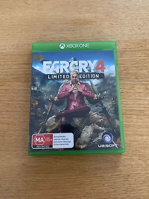 Far Cry 4 Limited Edition Xbox One Microsoft COMPLETE W/ Manual Ubisoft PAL 2014 • $10