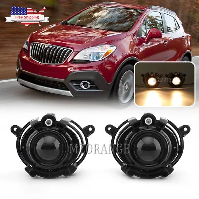 Pair Left Right Side Fog Lights For Buick Encore LaCrosse Chevy Malibu Cadillac • $22.62