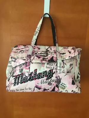 Mustang Pink Mutli-Coloured Tote Bag • $14