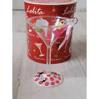 Lolita Mini Martini Fashionista Glass Ornament Xmas Decor • $10.93