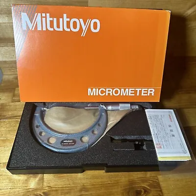 Mitutoyo 125-119 Screw Thread Micrometer 75-100MM .01mm Graduation • $178.95