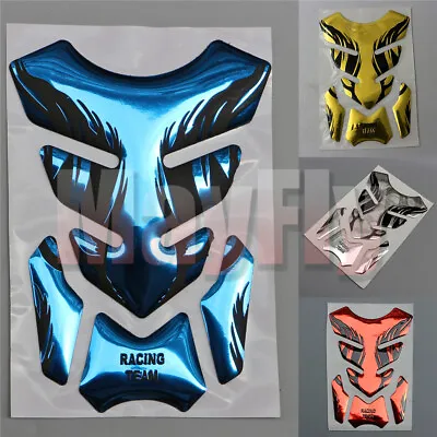 Universal Fit Motorcycle Fuel Gel Gas Tank Pad Protector Fishbone Decal Sticker • $7.88