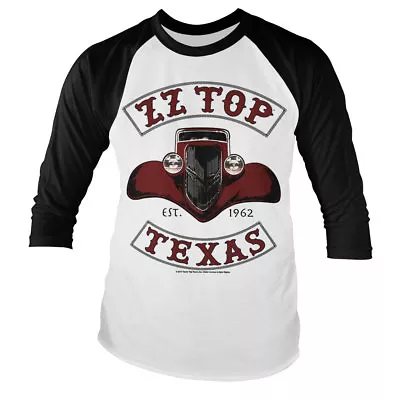 Officially Licensed ZZ-Top - Texas 1969 Long Sleeve Baseball T-Shirt S-XXL Sizes • £21.93