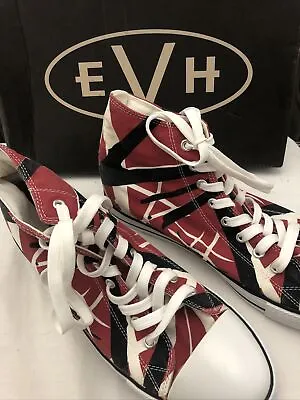 Van Halen Men's Sneakers EVH 5150 Red Frankenstein High Tops Shoes Size UK9 US10 • $248.70