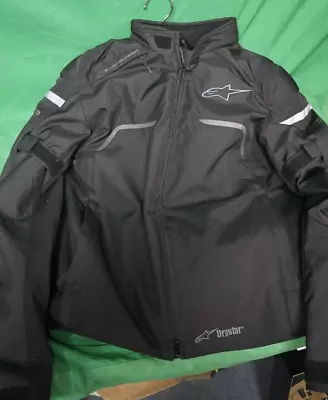 Alpinestars Hyper Mens Drystar Motorcycle Jacket Black Large • $99.99