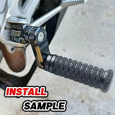 M-Grip Front 40mm Adjustable Foot Pegs For BMW R1150GS 99 00 01 02 03 • $48.78