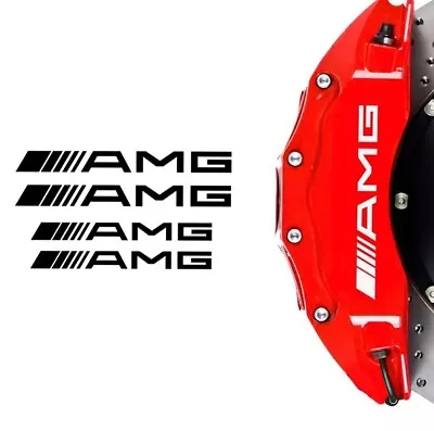 $11.95 • Buy 4x Mercedes AMG Premium Brake Caliper Sticker Decal - MANY COLOURS