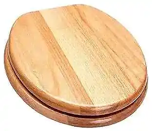 Bath Décor 5Q1R2-17CH Solid Oak Traditional Design Toilet Seat With Solid  • $124.59