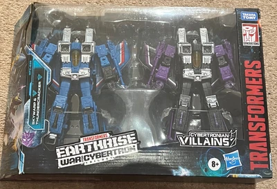£129.99 • Buy Transformers Earthrise Skywarp And Thundercracker Action Figures WFC E29 In UK