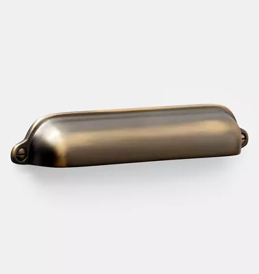 $12.79 • Buy NEW Rejuvenation VERNON 6  BIN DRAWER PULL, Burnished Antique (C100203/Cup)