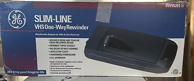 Vintage GE General Electric Slimline VCR VHS Video Cassette Tape Rewinder WORKS • $30