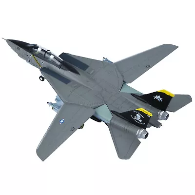 1:100 Scale F-14 Tomcat US Diecast Fighter Simulation Alloy Aircraft Model • $30.29
